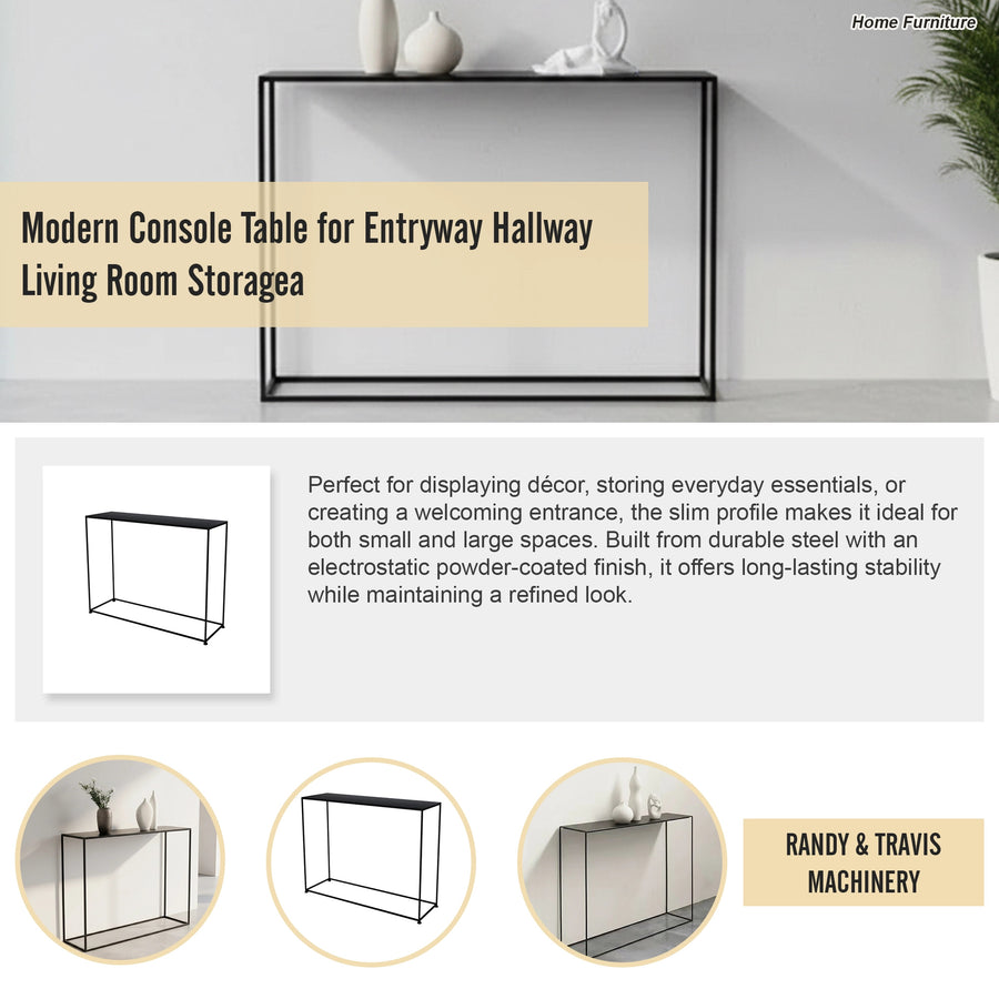 Modern Console Table for Entryway Hallway Living Room Storage