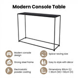 Modern Console Table for Entryway Hallway Living Room Storage - Low Angle