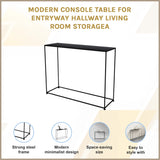 Modern Console Table for Entryway Hallway Living Room Storage