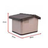 Plastic Dog House Kennel Shelter for Indoor & Outdoor Pets Weatherproof - Extra Image