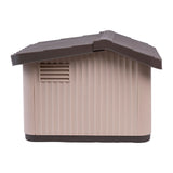Plastic Dog House Kennel Shelter for Indoor & Outdoor Pets Weatherproof