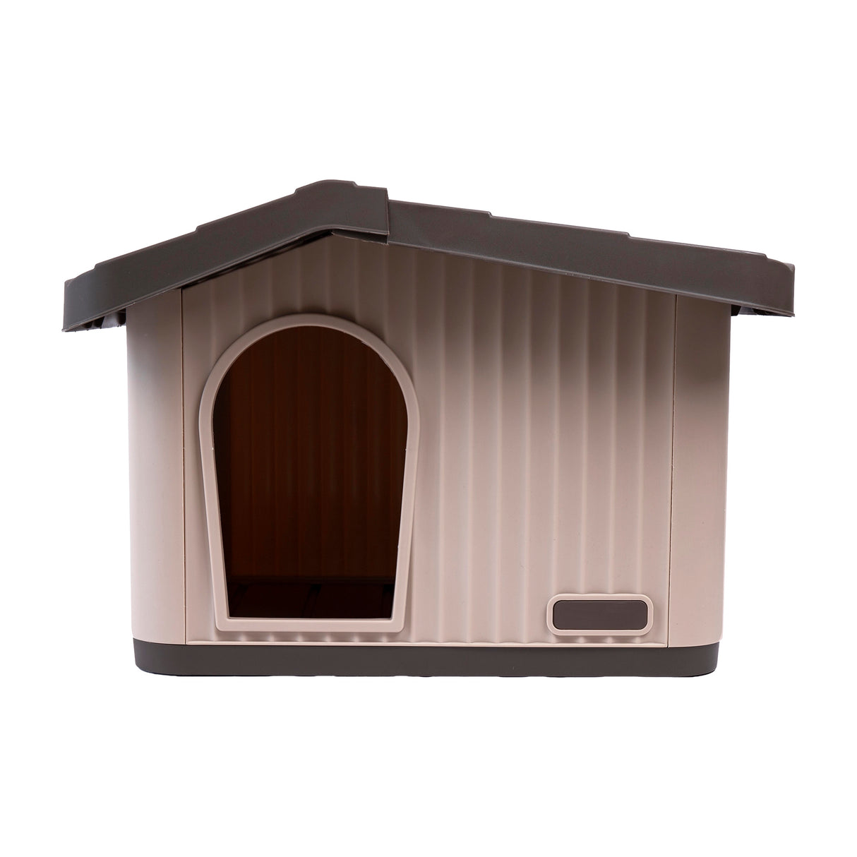 Plastic Dog House Kennel Shelter for Indoor & Outdoor Pets Weatherproof