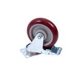 4 Pack 5 Inch Heavy Duty Locking Caster Wheels Swivel Plate Castors
