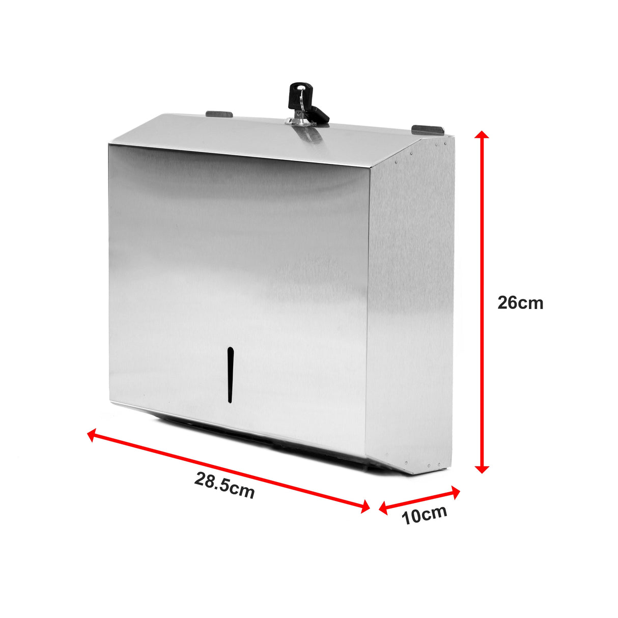 304 Stainless Steel Wall Mounted Paper Towel Dispenser Holder