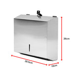 304 Stainless Steel Wall Mounted Paper Towel Dispenser Holder - Extra Image