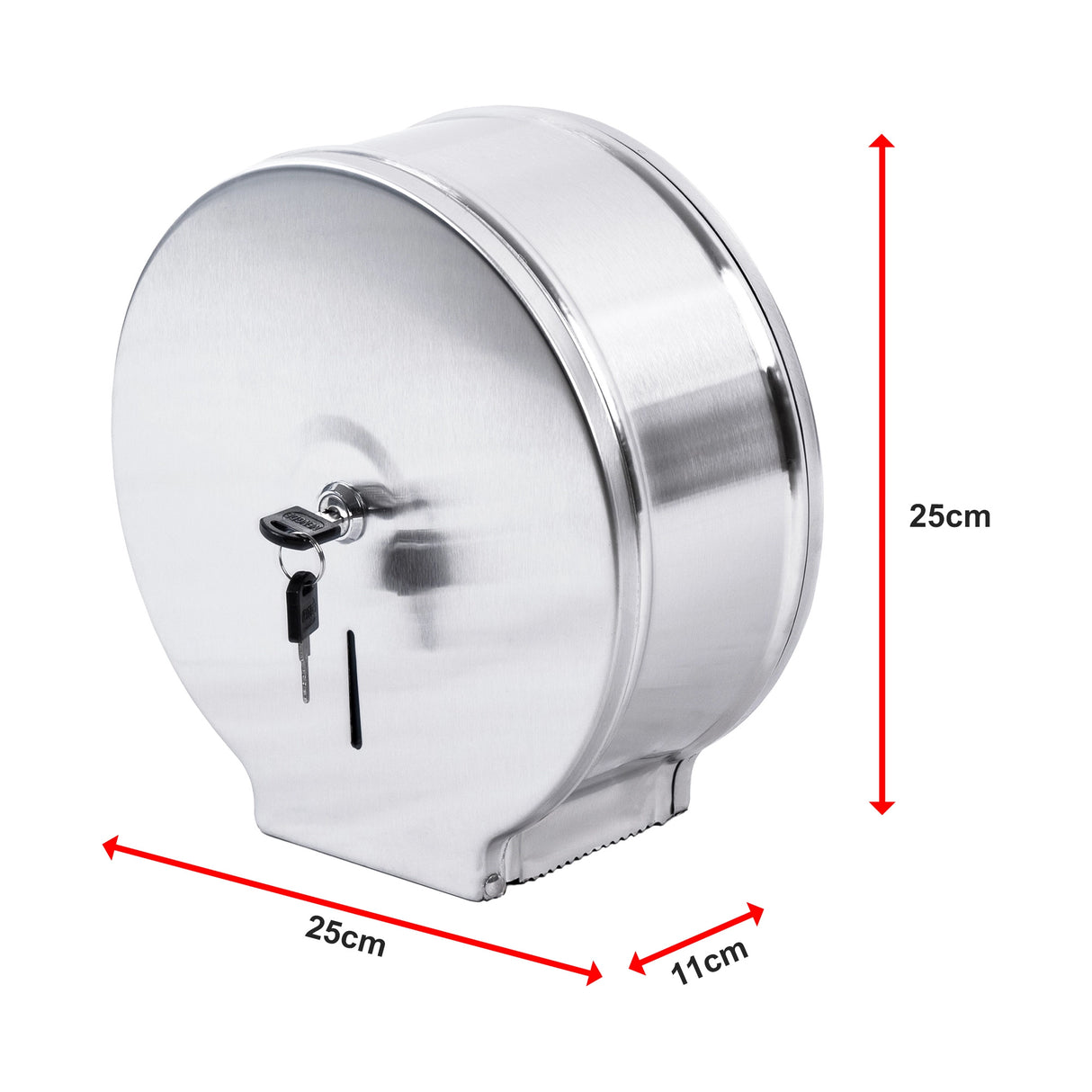 304 Stainless Steel Toilet Paper Dispenser Roll Tissue Holder