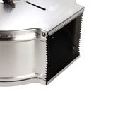 304 Stainless Steel Toilet Paper Dispenser Roll Tissue Holder - Rear View