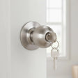Round Door Lock Knob Set for Internal and Entry Doors