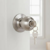 Round Door Lock Knob Set for Internal and Entry Doors