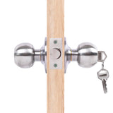 Round Door Lock Knob Set for Internal and Entry Doors