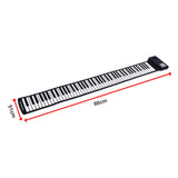 88 Key Portable Foldable Silicone Electronic Keyboard Piano Music - Extra Image