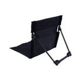 Folding Camping Beach Chair with Back Support Lightweight Travel - Rear View