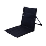 Folding Camping Beach Chair with Back Support Lightweight Travel - Low Angle