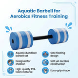 Pool Dumbbell Water Aquatic Barbell for Aerobics Fitness Training - Extra Image