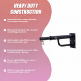 Wall Mounted Punching Boxing Bag Holder Bracket with Swivel Mount - Top-Down View