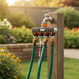4 Way Hose Splitter Tap Garden Water Irrigation Distributor Valve