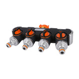 4 Way Hose Splitter Tap Garden Water Irrigation Distributor Valve - Extra Image