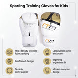 Boys Boxing Gloves Sparring Training Gloves for Kids Youth MMA - Low Angle