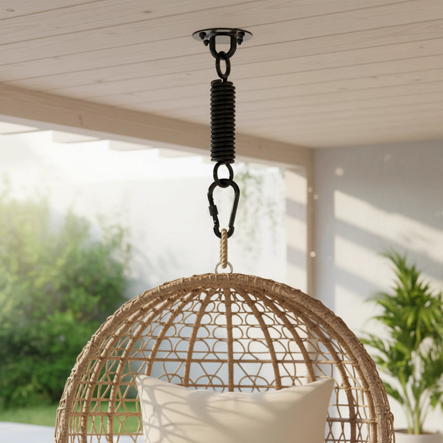 Heavy Duty Swing Hanger Suspension Ceiling Hook Spring Carabiner