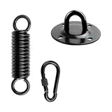 Heavy Duty Swing Hanger Suspension Ceiling Hook Spring Carabiner - Rear View