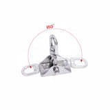 304 Stainless Steel Swing Hanger Heavy Duty 360 Degree Swivel Hook Mount