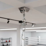 304 Stainless Steel Swing Hanger Heavy Duty 360 Degree Swivel Hook Mount - Close-Up Angle