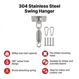 304 Stainless Steel Swing Hanger Heavy Duty 360 Degree Swivel Hook Mount