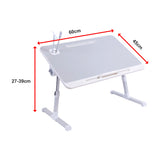 Adjustable Laptop Table Stand Lap Bed Tray for Home Office Use - Extra Image