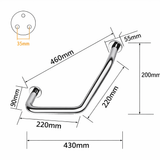Stainless Steel Safety Grab Bar for Toilet Bathroom Bathtub Support