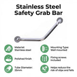 Stainless Steel Safety Grab Bar for Toilet Bathroom Bathtub Support