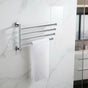 Swivel Towel Rail Chrome Stainless Steel Wall Mounted Bath Rack
