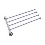 Swivel Towel Rail Chrome Stainless Steel Wall Mounted Bath Rack