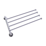 Swivel Towel Rail Chrome Stainless Steel Wall Mounted Bath Rack