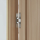 Hidden Door Hinges 180&deg; Heavy Duty 3D Adjustable Silver 40kg