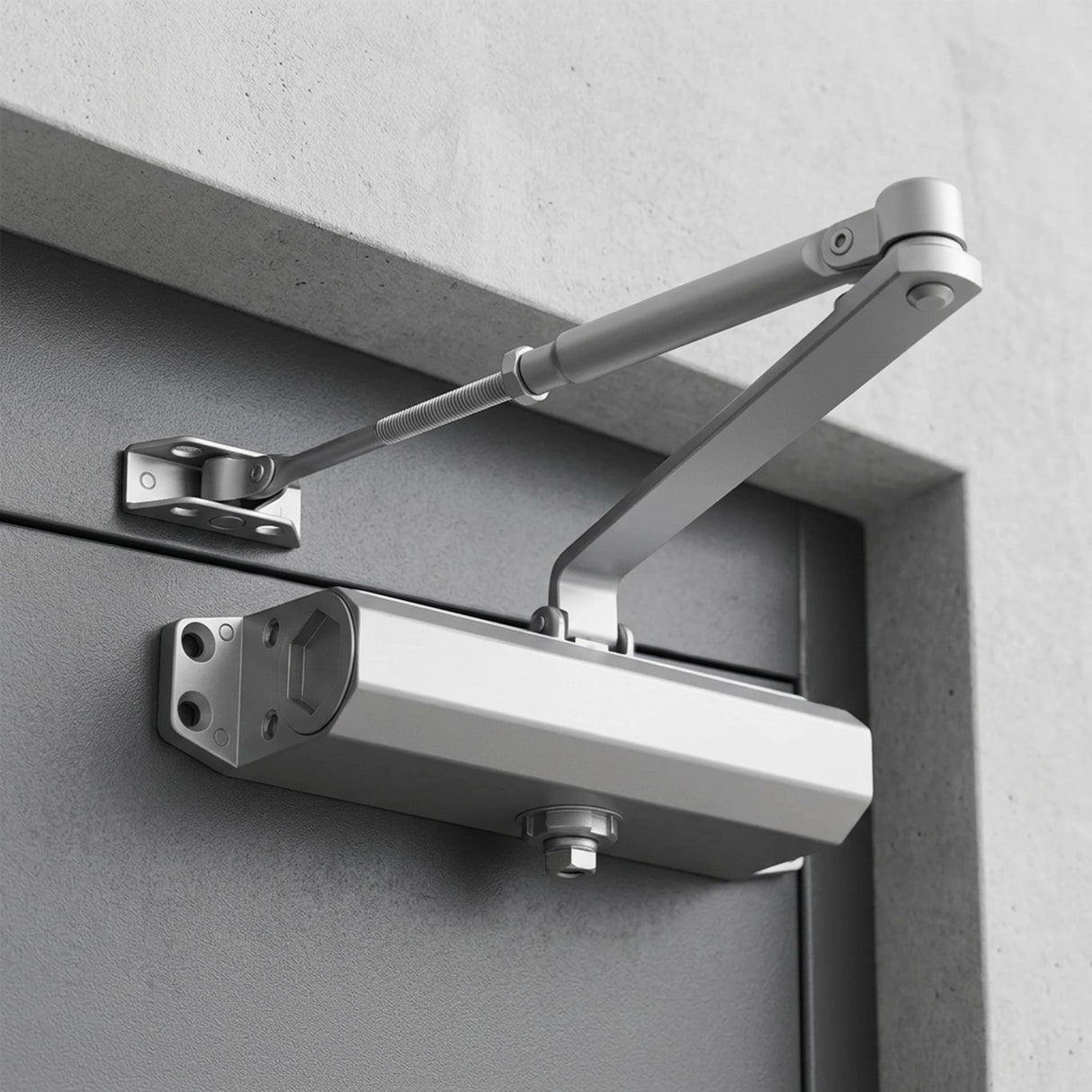 Hydraulic Door Closer 85kg Heavy Duty Large Positioning