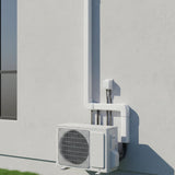 3" 17.6Ft Mini Split Line Set Cover Kit PVC for Air Conditioner