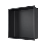 Stainless Steel Shower Niche 32x32cm Double Shelf Insert Wall Recessed