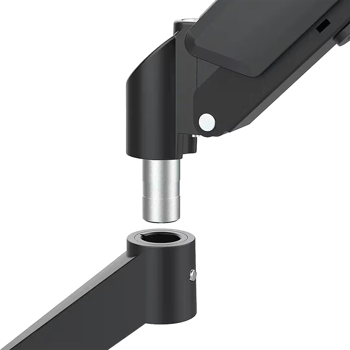 Dual Arm Monitor Desk Mount Bracket Spring Assisted 17&ndash;32 Inch Full Motion