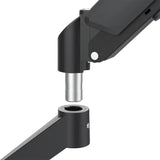 Dual Arm Monitor Desk Mount Bracket Spring Assisted 17&ndash;32 Inch Full Motion - Extra Image