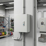 300x250x140mm Carbon Steel Electrical Enclosure Box IP65 Wall Mount - 45-Degree Angle