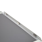 A0 2pc Aluminium Snap Poster Frame Wall Mount Sign Holder Silver