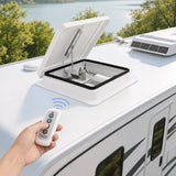 400x400mm Roof Vent Skylight for Caravan Motorhome - Side View