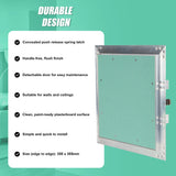 300x300mm Plasterboard Access Panel Aluminium Frame Inspection Hatch - Top-Down View