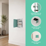 300x300mm Plasterboard Access Panel Aluminium Frame Inspection Hatch - Close-Up Angle