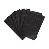Black Aluminium Mylar Foil Stand Up Pouch 100pcs