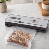 Cordless Food Vacuum Sealer Machine Dry Wet 30 Bags - Side View