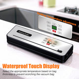 Cordless Food Vacuum Sealer Machine Dry Wet 30 Bags - Low Angle