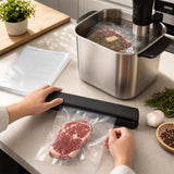 20cm x 30cm 100pcs Vacuum Sealer Bags Food Storage - 45-Degree Angle