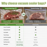 28cm x 40cm 100pcs Vacuum Sealer Bags Food Storage