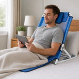 Adjustable Bed Backrest Support Foldable Sit Up Back Rest Patient Care Chair for Reading and Recovery